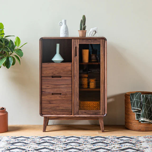 Solid American Walnut Cabinets, Walnut Cupboard