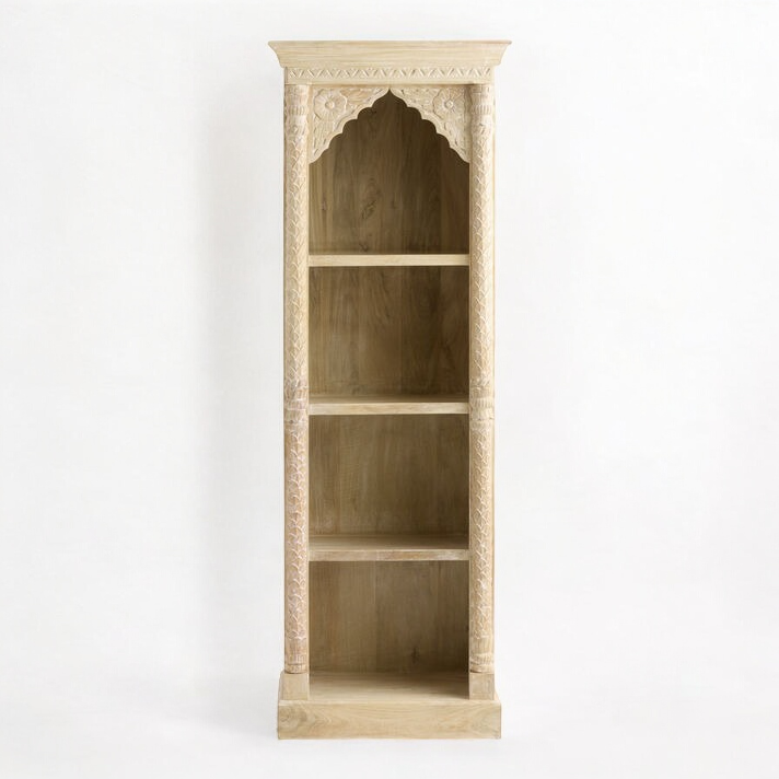 Book Storage-Bookshelf Carved Solid Wood - bookrack