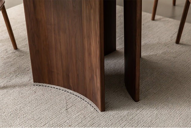 Round Walnut Dining Table round dining table