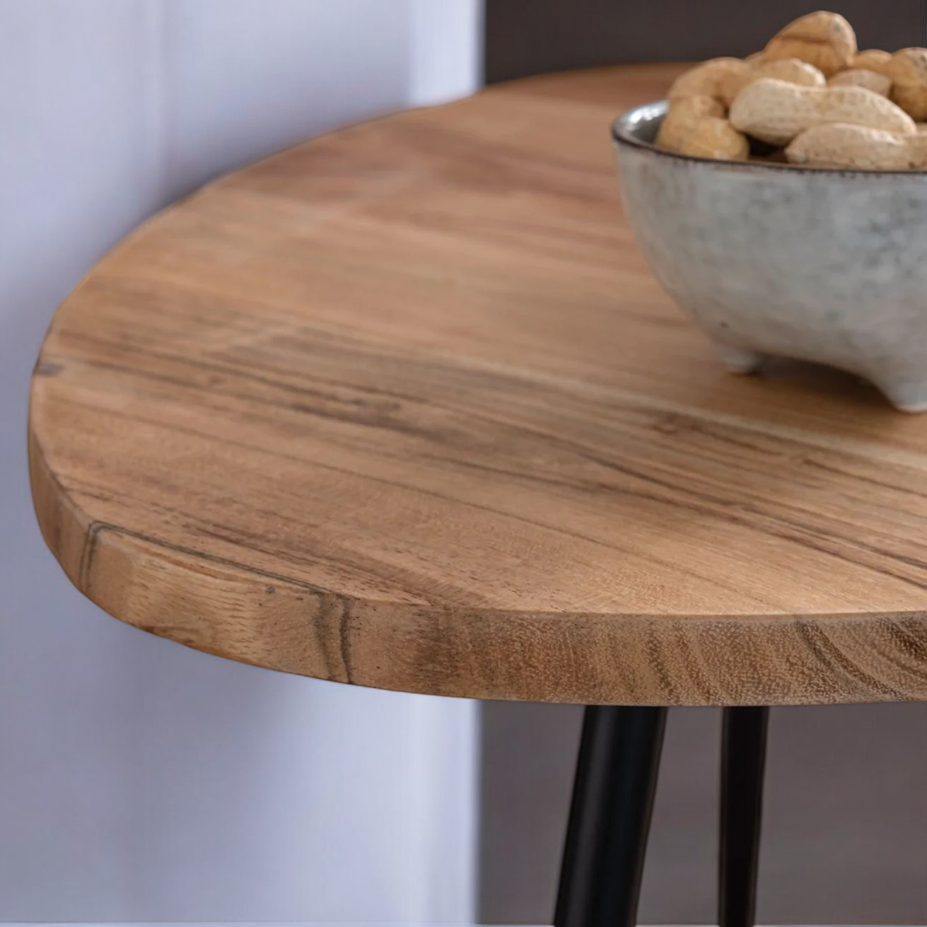 Natural Solid Wood Nest Of Table