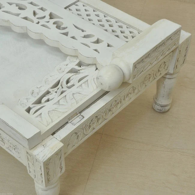 hand carved daybed, balinese daybed, whitewashed daybed, jali lattice daybed, mughal garden daybed, carved daybed, indian furniture, living room daybed, patio daybed, sunroom daybed, outdoor daybed, handmade daybed, artisan made daybed, premium wood daybed, quality wood furniture, durable daybed, sturdy daybed, timeless daybed, elegant daybed, statement daybed, grand daybed, heirloom daybed, coastal daybed, shabby chic daybed, eclectic daybed, farmhouse daybed, vintage daybed, traditional daybed, ornate day
