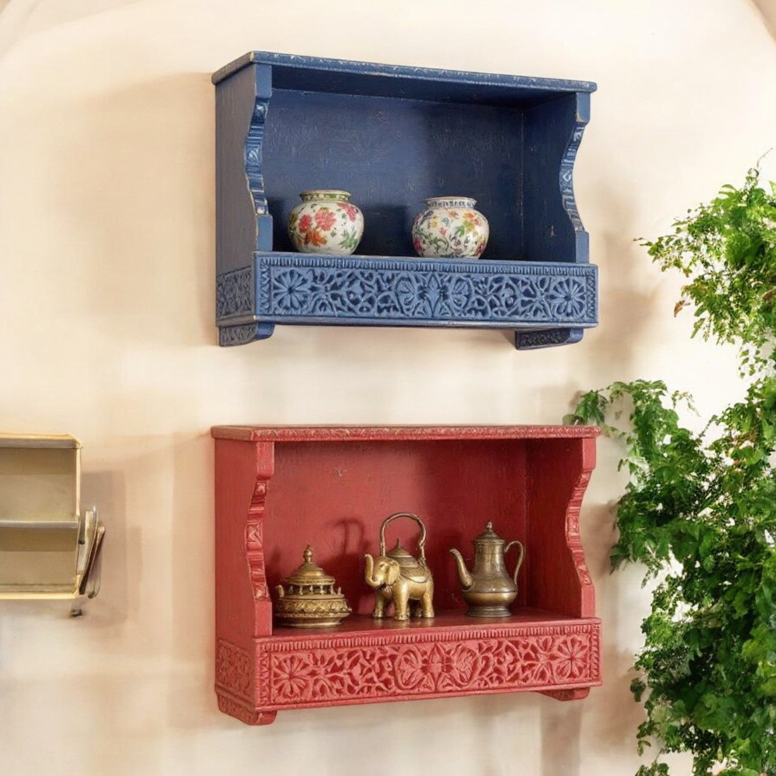 vintage wall shelf