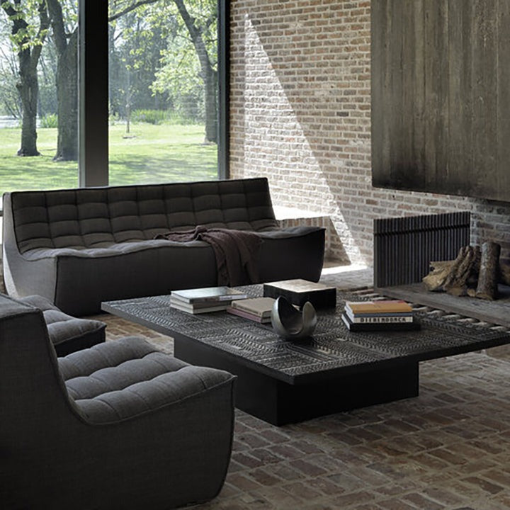Tabwa Coffee Table | Grand Handcrafted Solid Mango Wood Center Table | Living Furn India
