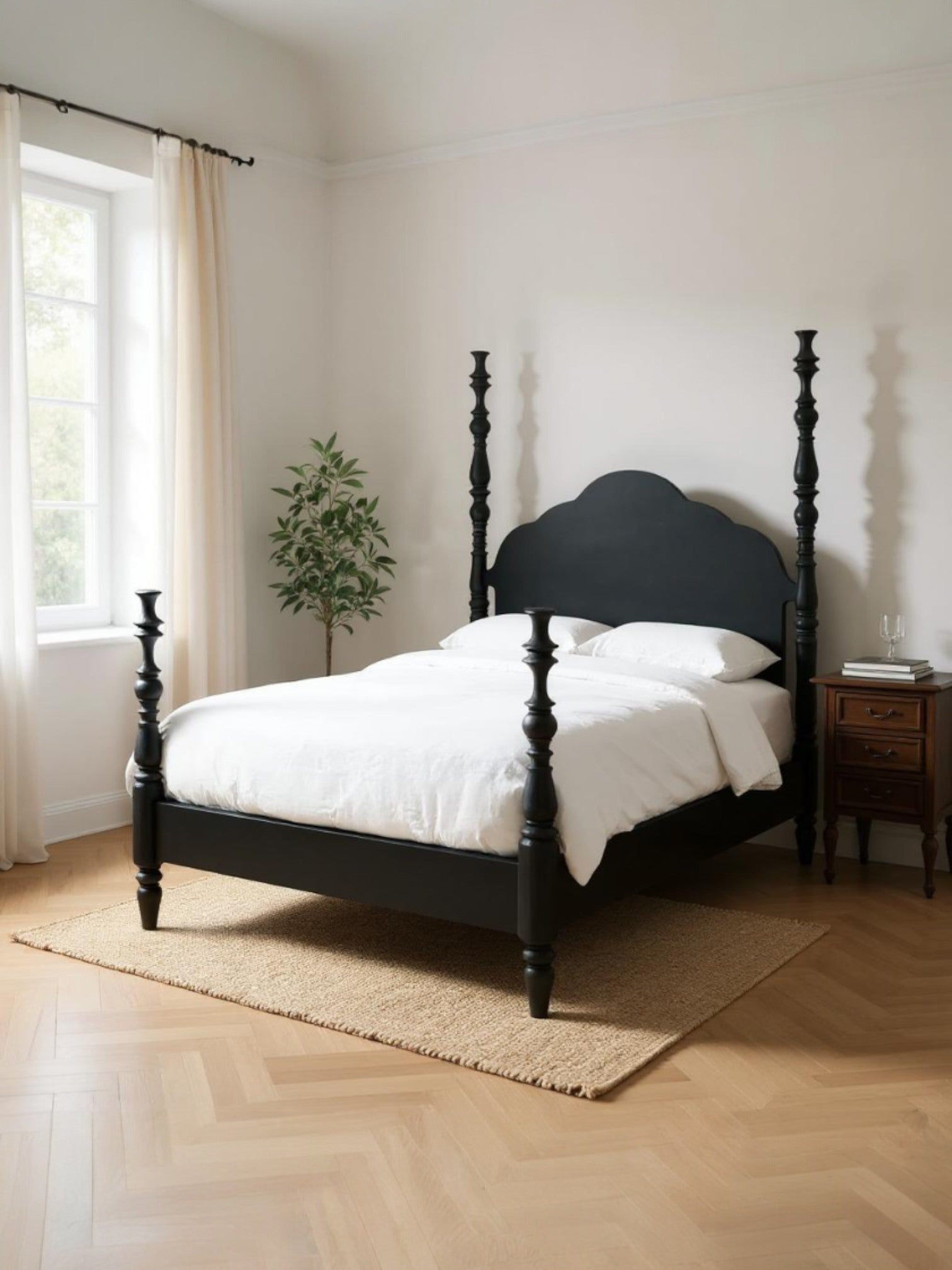 Wooden Beds – Solid Wood Bed Designs by Living Furn India