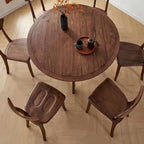 Walnut Solid Wood Dining Table round dining table