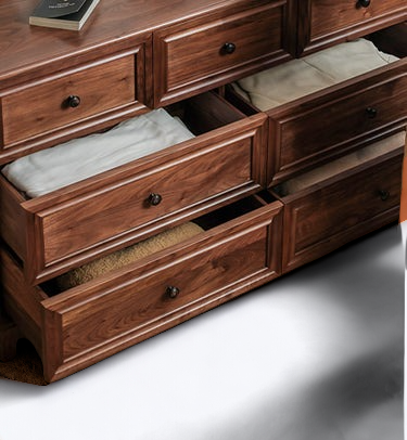 Chest of Drawer Solid Wood with 7Drawer