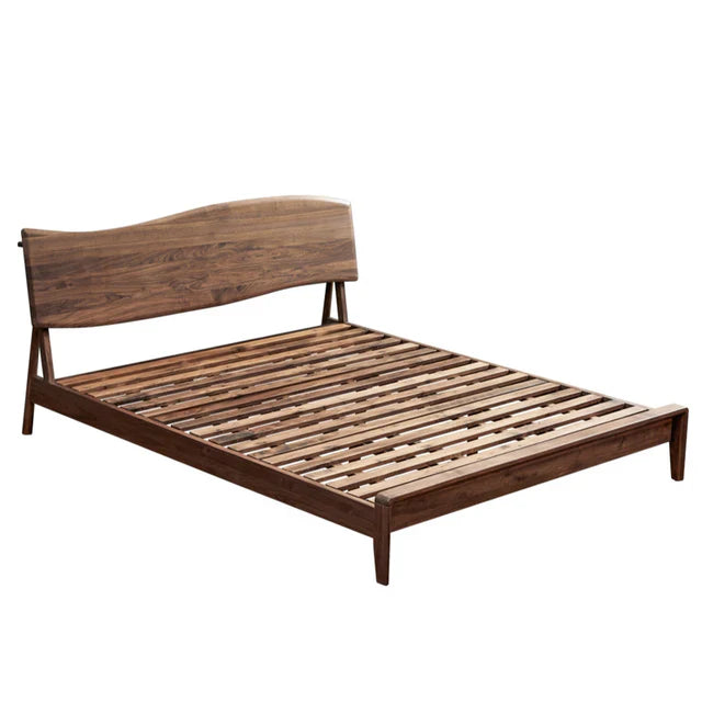 Siona Walnut Wooden bed