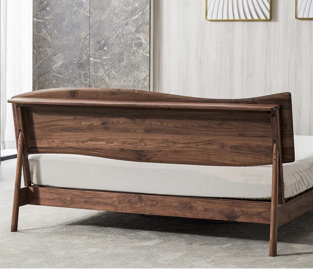 Siona Walnut Wooden bed