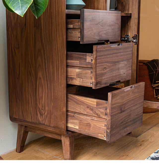 Solid American Walnut Cabinets,  Walnut Cupboard