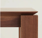 Dining Table Walnut Wood, Solid Wood Walnut Table