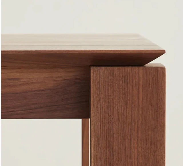 Dining Table Walnut Wood, Solid Wood Walnut Table