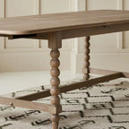 NovaBobbin Modern 8-Seater Wooden Dining Table Set – Contemporary Solid Wood by Living Furn India