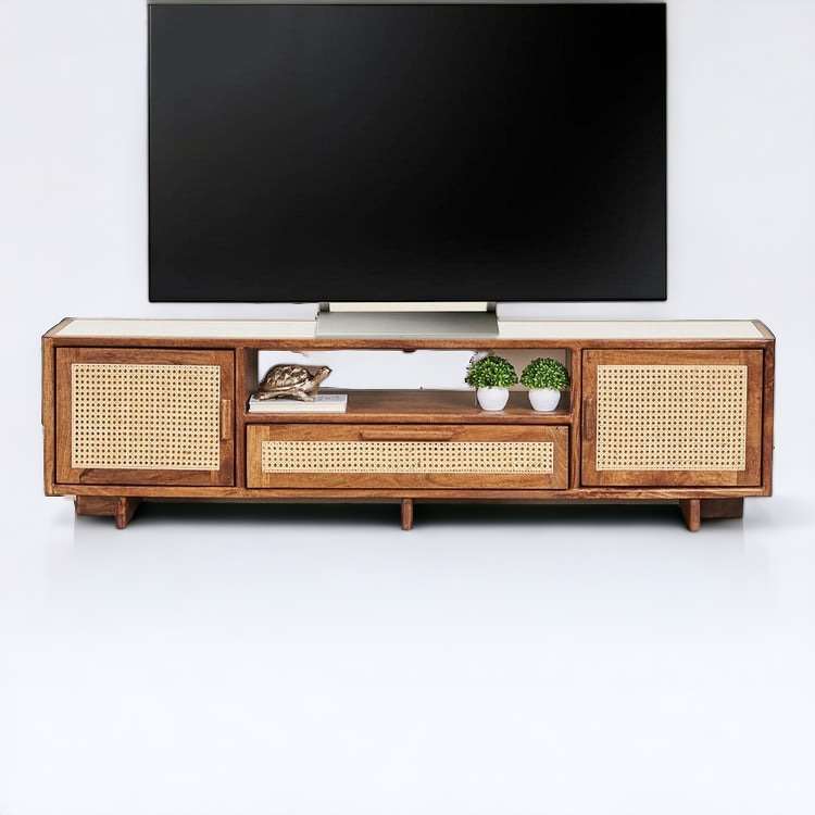 Wooden TV unit, TV showcase, Midcentury modern TV stand, TV unit furniture, Bedroom TV stand, TV stand with bookshelves