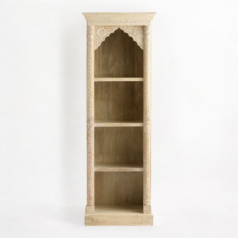 Book Storage-Bookshelf Carved Solid Wood