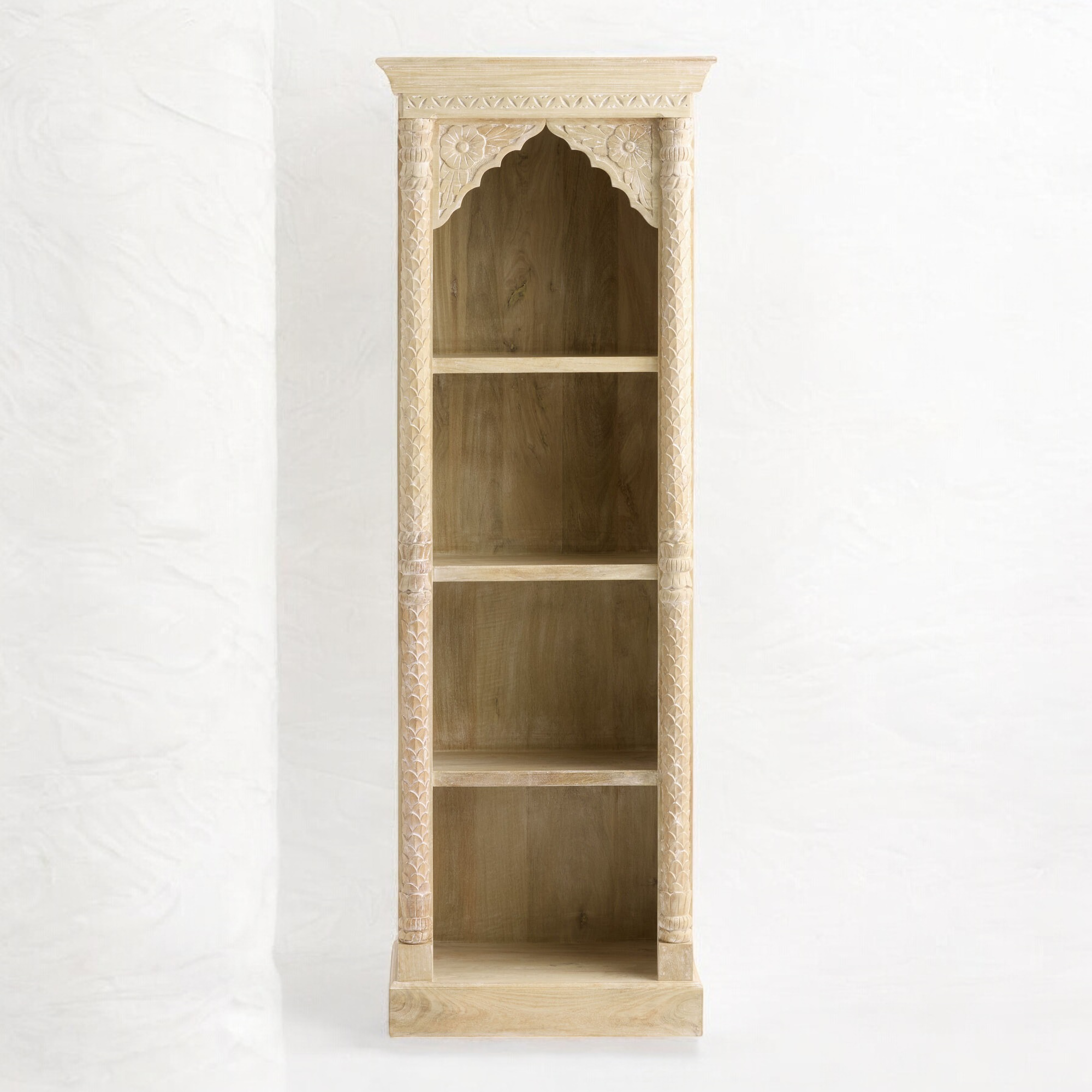 Book Storage-Bookshelf Carved Solid Wood - bookrack