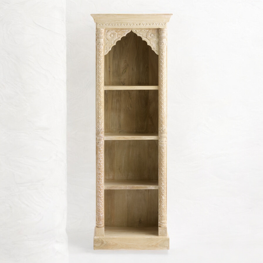 Book Storage-Bookshelf Carved Solid Wood