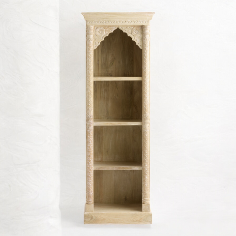 Book Storage-Bookshelf Carved Solid Wood