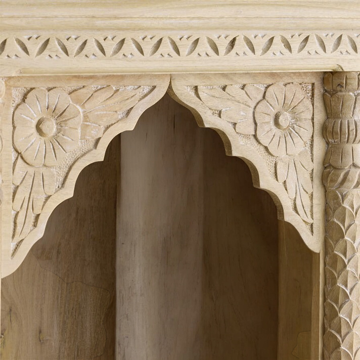 Book Storage-Bookshelf Carved Solid Wood - bookrack