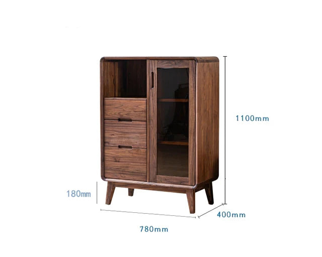 Solid American Walnut Cabinets,  Walnut Cupboard