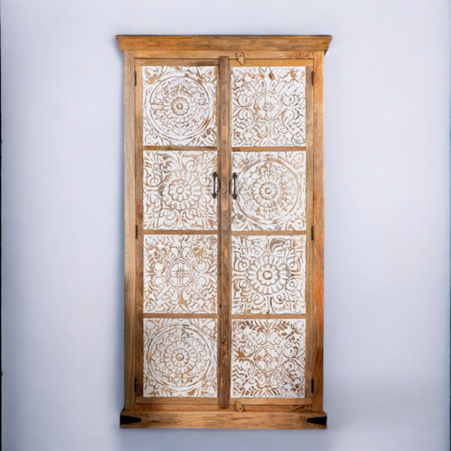 "Elegant wardrobe cabinets with ample space for clothing and accessories."
