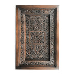 hand carved coffee table, mango wood coffee table, walnut coffee table, carved wood table, rectangular coffee table, indian furniture, living room table, statement coffee table, handmade coffee table, artisan made table, premium wood table, quality furniture, durable table, sturdy table, timeless table, elegant table, ornate table, unique table, sculptural table, focal piece table, handcrafted in india, sustainable mango wood, rich walnut finish, walnut stain, geometric patterns, scrolling vines, scrolling 