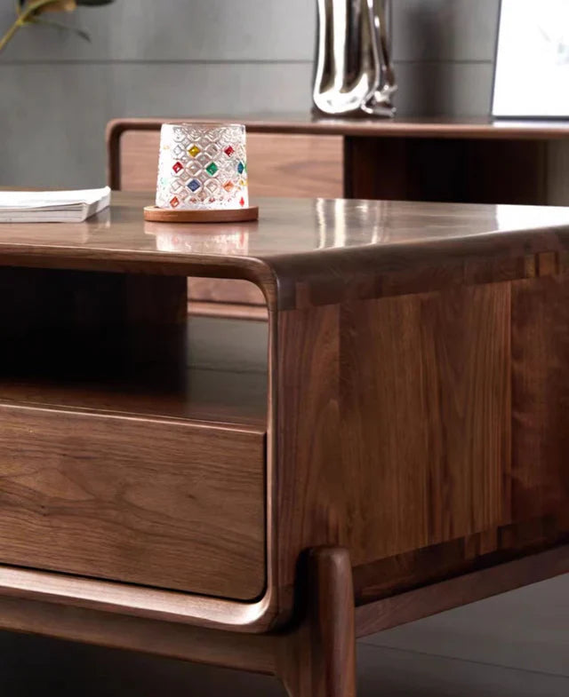 Rosewood Walnut Coffee Table Contemporary Solid woodeWalnut Coffee Table | living room table | modern center table designs for living room