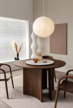 Round Walnut Dining Table round dining table