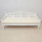hand carved daybed, balinese daybed, whitewashed daybed, jali lattice daybed, mughal garden daybed, carved daybed, indian furniture, living room daybed, patio daybed, sunroom daybed, outdoor daybed, handmade daybed, artisan made daybed, premium wood daybed, quality wood furniture, durable daybed, sturdy daybed, timeless daybed, elegant daybed, statement daybed, grand daybed, heirloom daybed, coastal daybed, shabby chic daybed, eclectic daybed, farmhouse daybed, vintage daybed, traditional daybed, ornate day