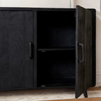 Riana black buffet cabinet
