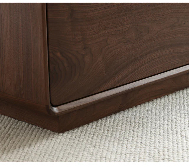 Minimalistic Design Solid Walnut Wood Coffee Table (Antique luxurious)