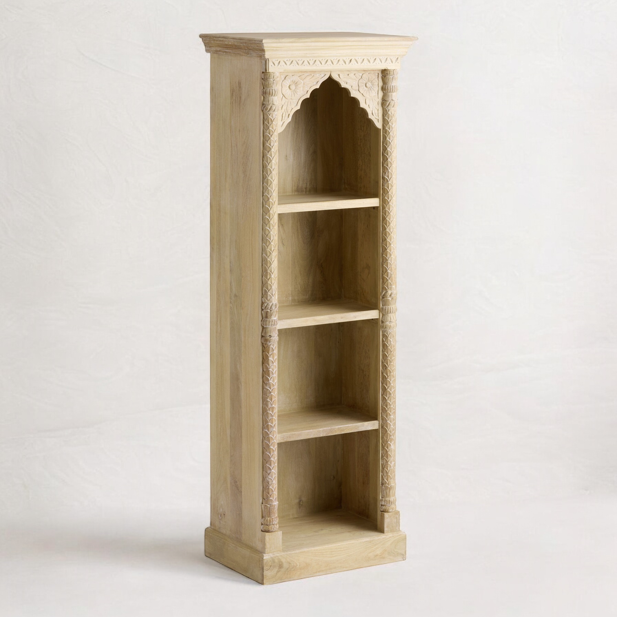Book Storage-Bookshelf Carved Solid Wood - bookrack