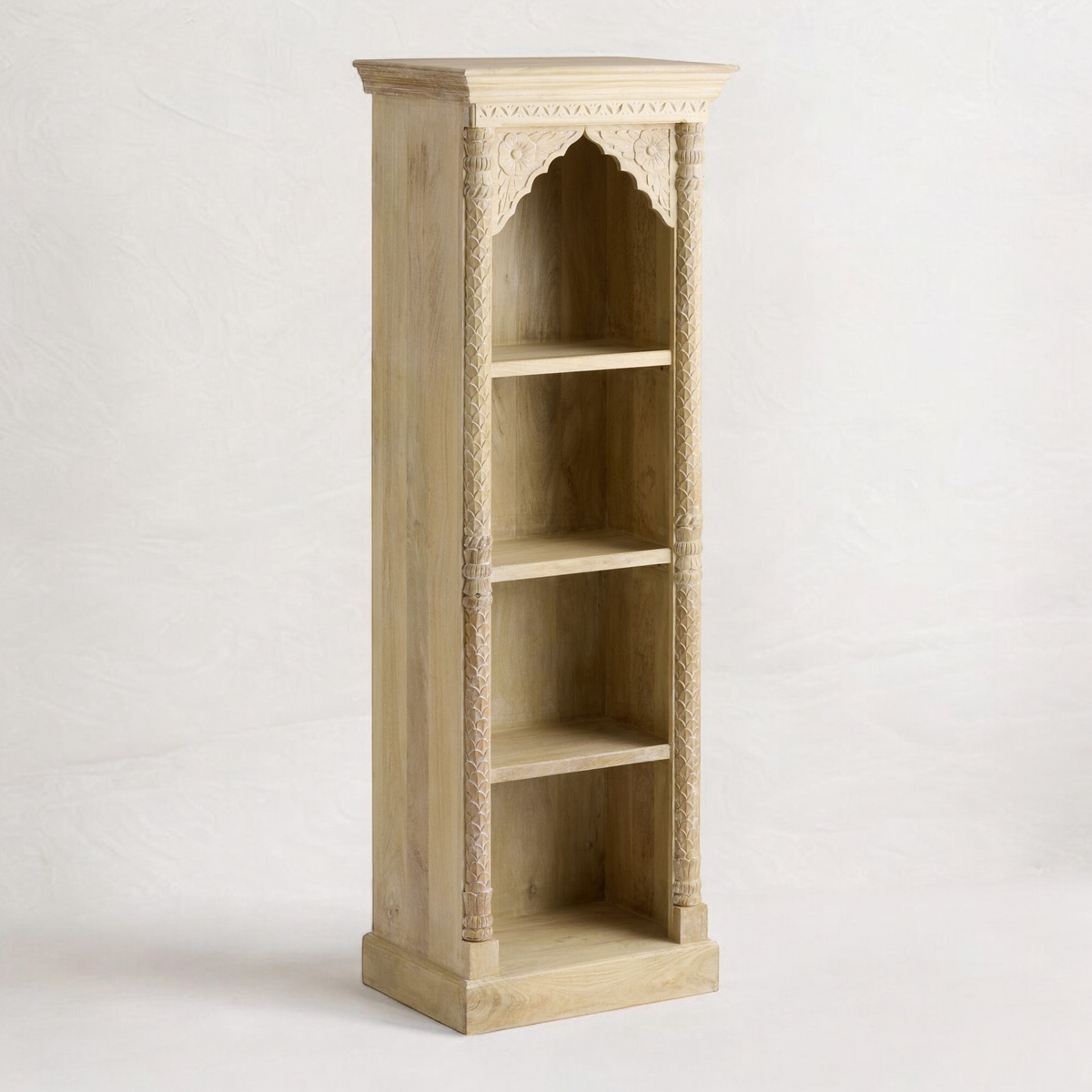 Book Storage-Bookshelf Carved Solid Wood