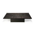 Tabwa Coffee Table | Grand Handcrafted Solid Mango Wood Center Table | Living Furn India