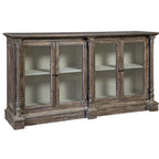 wood metal sideboard, jali sideboard, glass door sideboard, mesh door sideboard, display cabinet, distressed grey sideboard, storage sideboard, carved sideboard, vintage sideboard, accent cabinet, living room storage, dining room cabinet, hallway cabinet, entryway storage, statement sideboard, handmade sideboard, artisan made cabinet, premium wood furniture, quality furniture, durable cabinet, sturdy sideboard, timeless furniture, elegant sideboard, unique cabinet, decorative sideboard, focal piece cabinet,