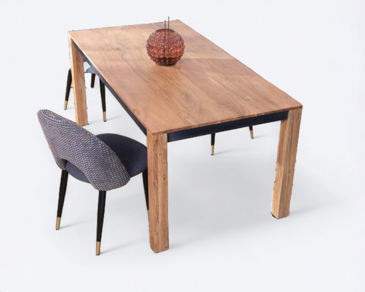 Square dining table for 8, offering a spacious and stylish option for family gatherings.
