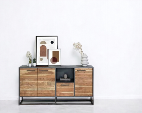 Sideboard Metal And Wooden (Industrial Chic Collection)