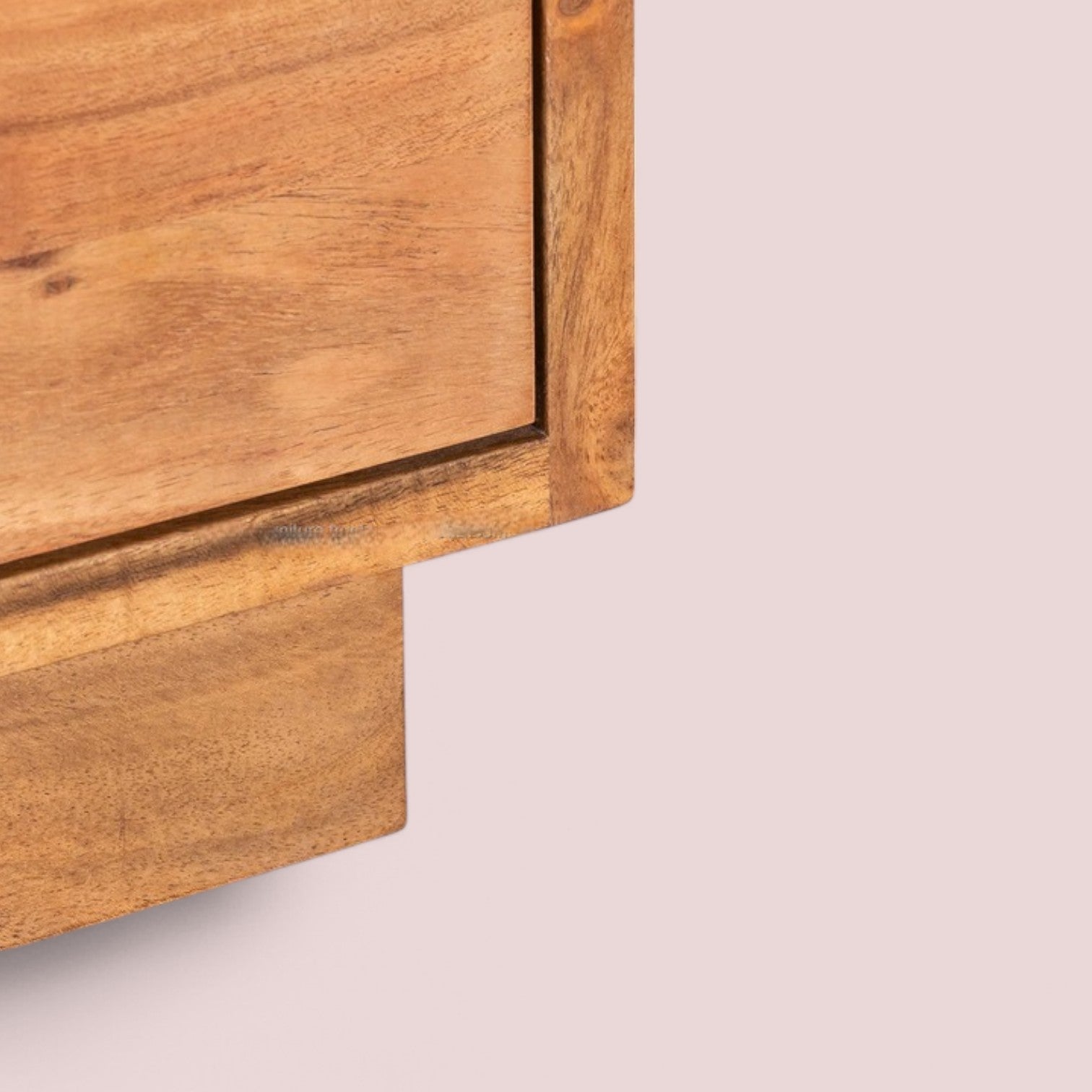 Vintage-inspired mid-century modern TV stand with tapered legs.
