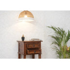 ContempoPeak Sheesham Wood Side Table – 16" Square, 30" High, Unique Contemporary Design by Living Furn India