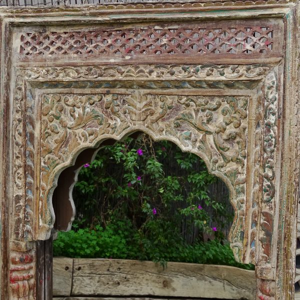 hand carved mirror, mango wood mirror, vintage mirror, rustic mirror, mehrab arch mirror, arched mirror, jali lattice mirror, full length mirror, wall mirror, entryway mirror, narrow mirror, decorative mirror, indian furniture, handmade mirror, artisan made mirror, premium wood mirror, quality mirror, durable mirror, sturdy mirror, timeless mirror, elegant mirror, statement mirror, ornate mirror, unique mirror, sculptural mirror, focal piece mirror, handcrafted in india, sustainable wood furniture, mehrab a