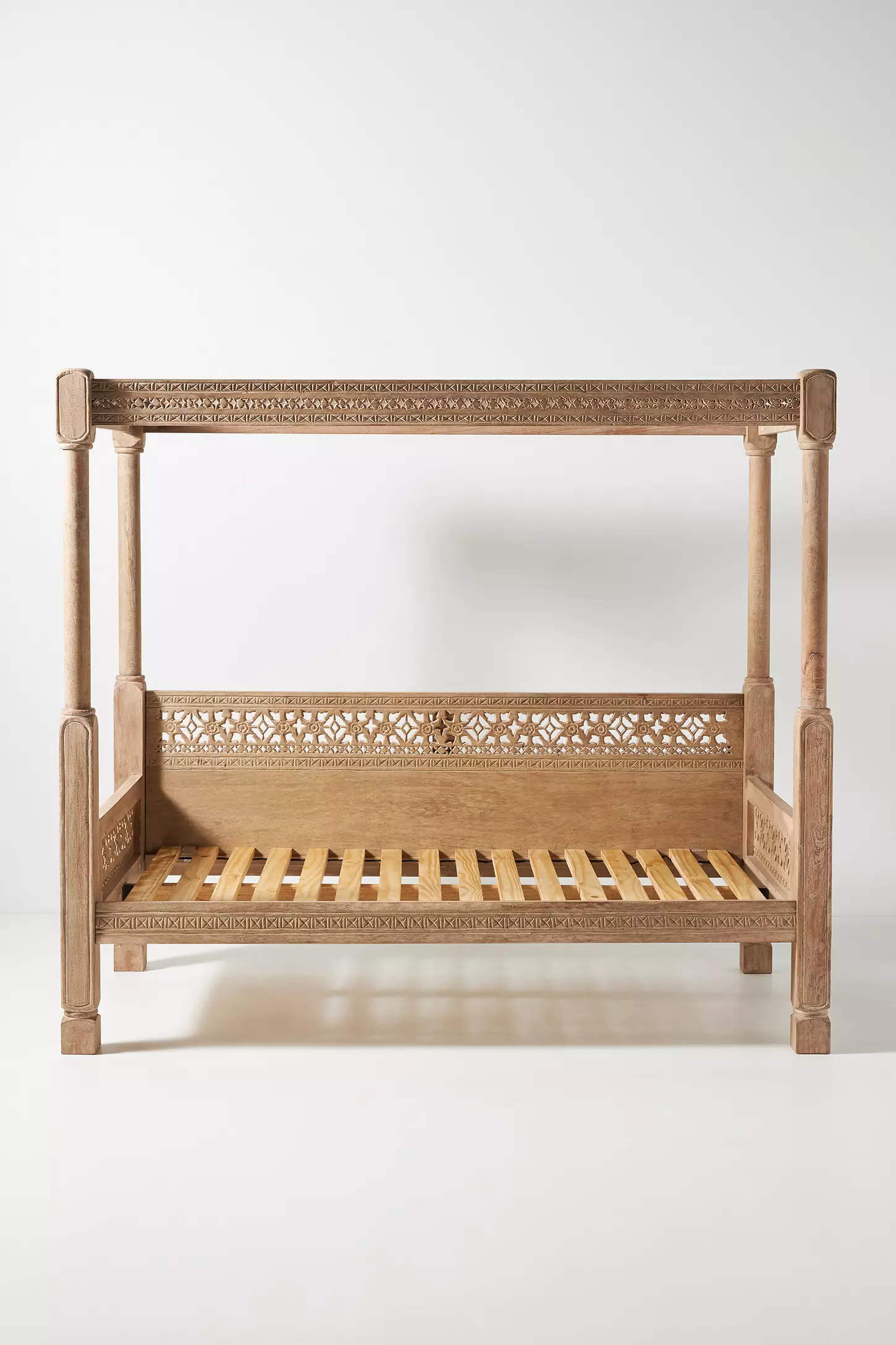 Ezana Hand Carved Day Bed Solid Wood