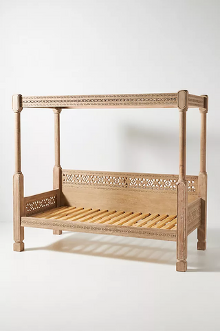 Ezana Hand Carved Day Bed Solid Wood