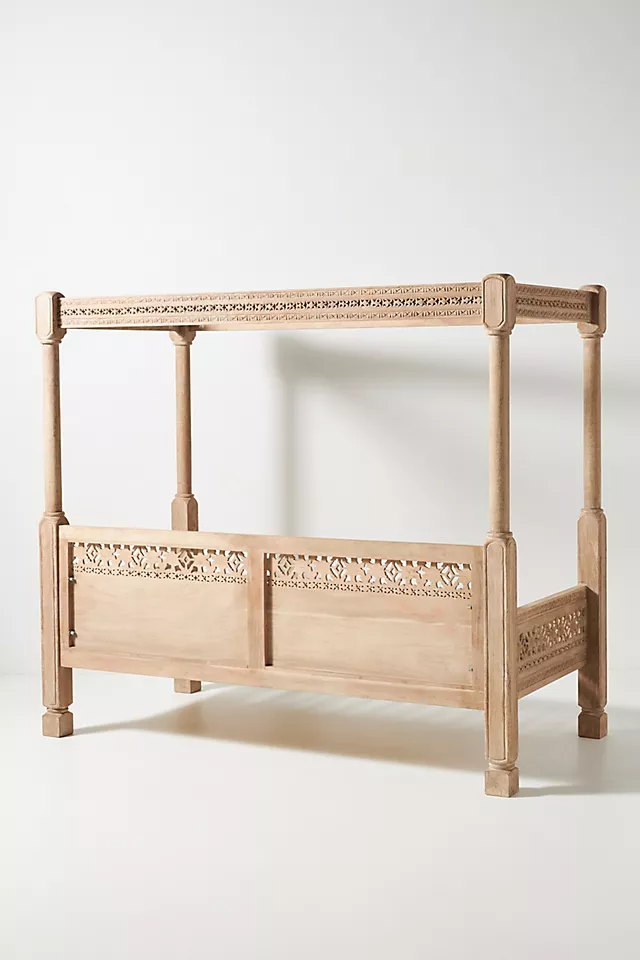 Ezana Hand Carved Day Bed Solid Wood