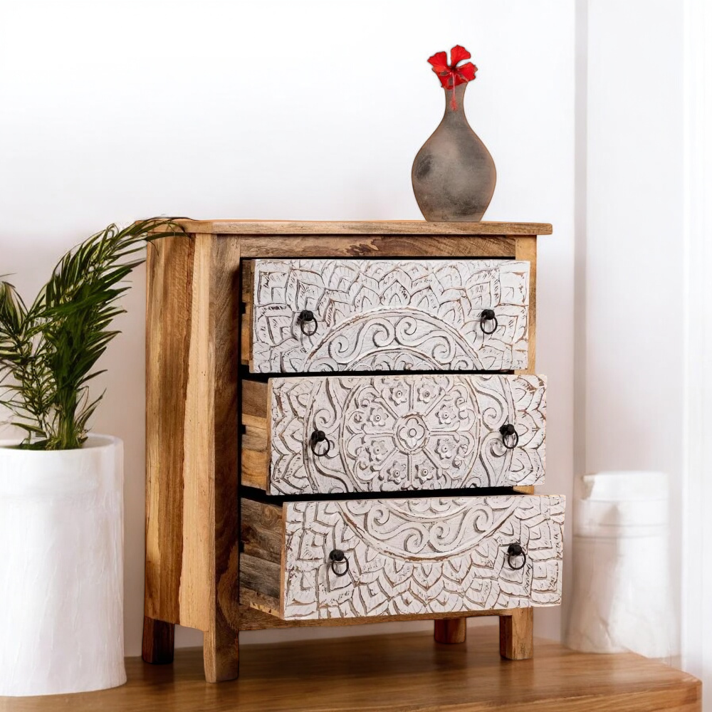 Functional chest drawer with ample storage capacity.
