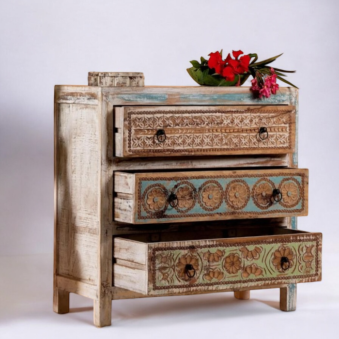 Compact small dresser for efficient storage
