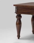 Modernevo Mango Wood Side Table – 24" Square, Unique Contemporary Design by Living Furn India