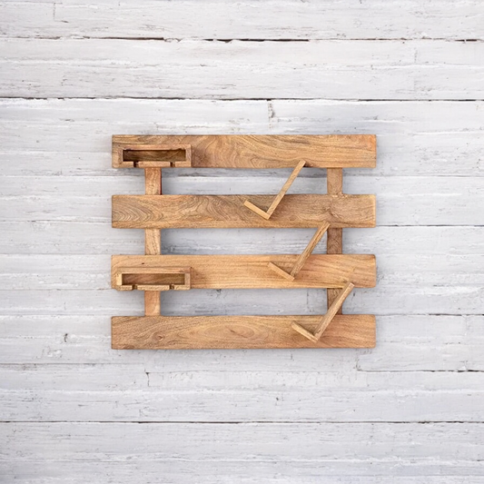 Wine Racks Natural Solid Wood