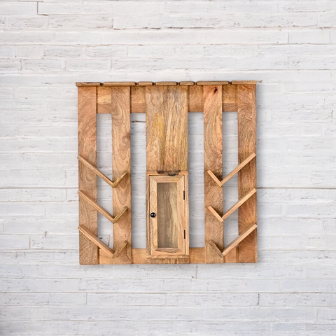 Wine Racks Natural Solid Wood