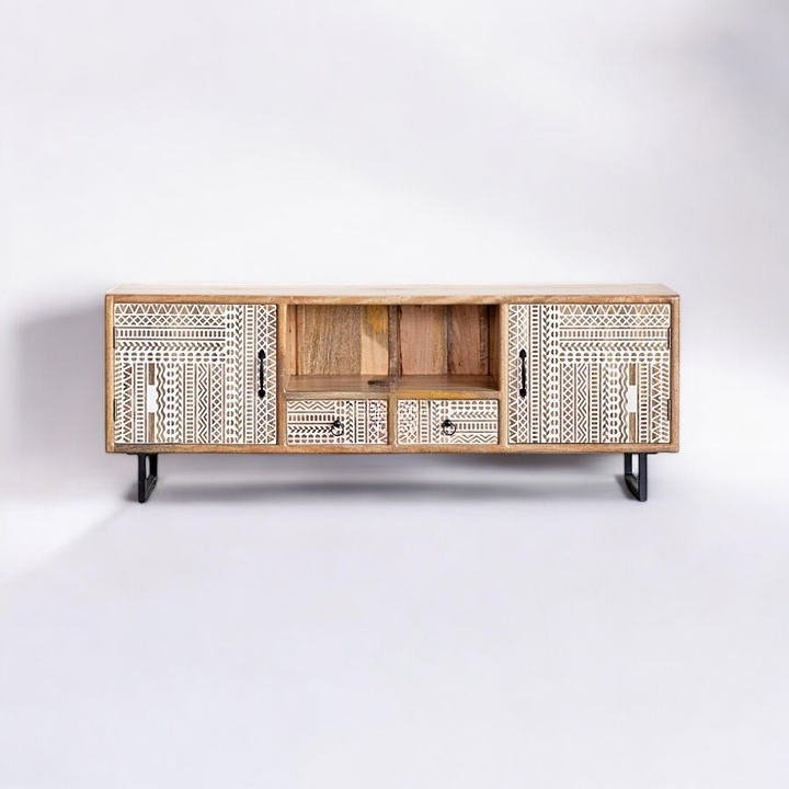 Transform your living space with a tv rack that offers both style and practicality,