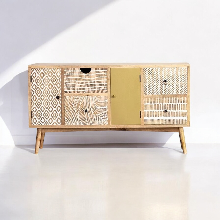 Versatile storage furniture blending style and practicality for any room.
