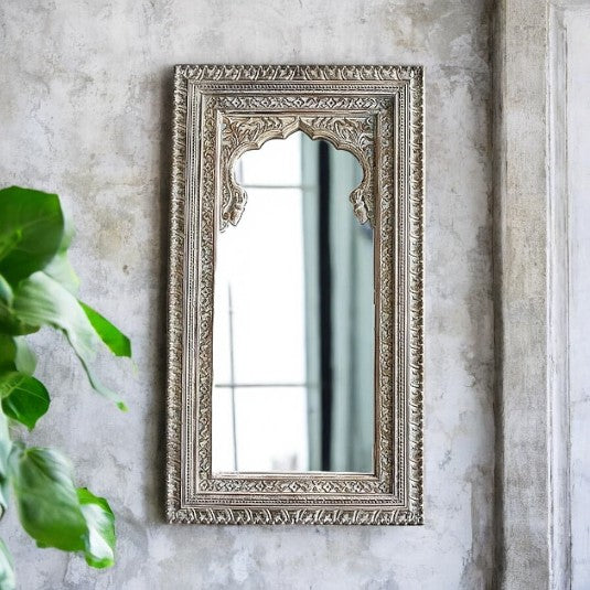 Wall Decor Jharokha Wall Mirror | Antique Finish Wall Mirror | jharokha mirror